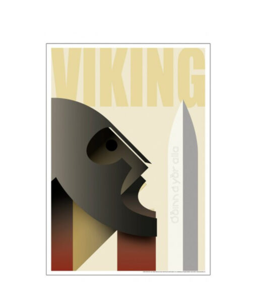 Undertrykke Forretningsmand pakke Viking" Plakat - Peter Kjær-Andersen | Beau Marché