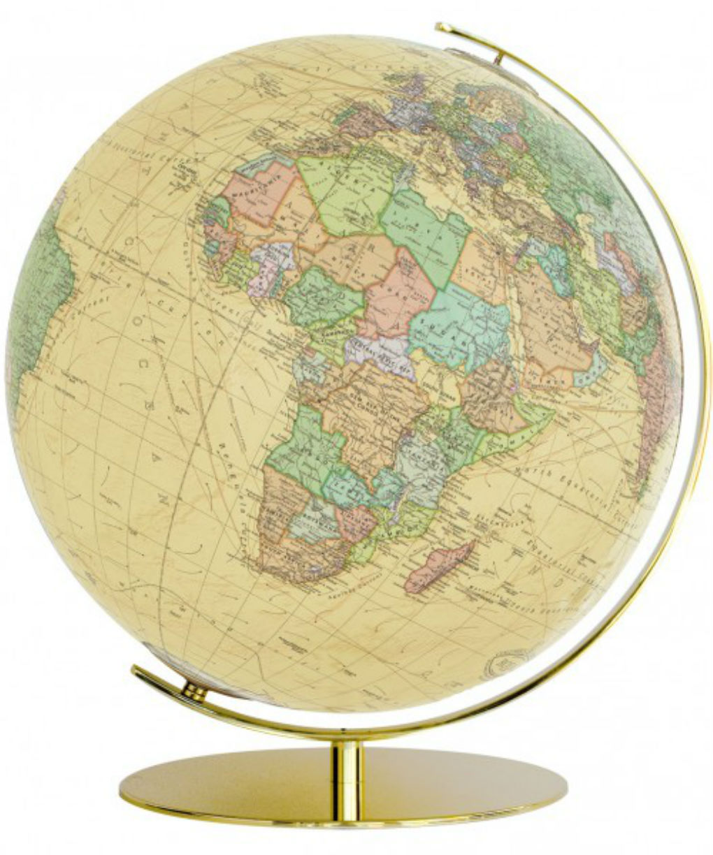 Globe Terrestre Caly 'Notre Monde' En Français - Pédagogique, Dégonflable, Pour Enfants - Découverte Pays, Capitales, Continents